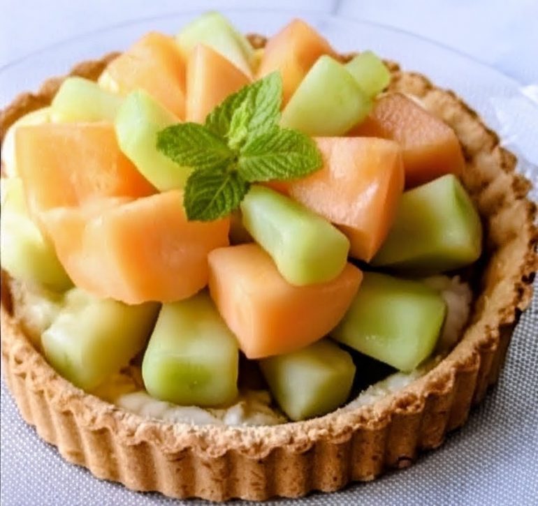 ケーキ屋さんのお菓子講座　６月１６日（火）　メロンタルト